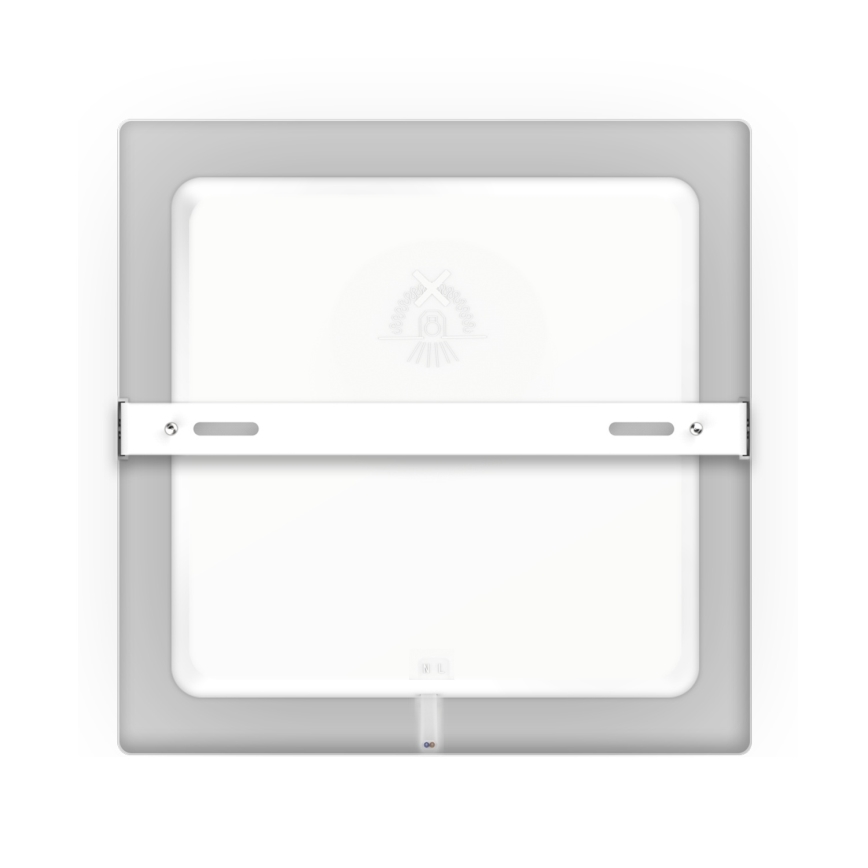 Aigostar - Luminária de teto LED de sobrepor LED/18W/230V 3000K 22,6x22,6 cm branca