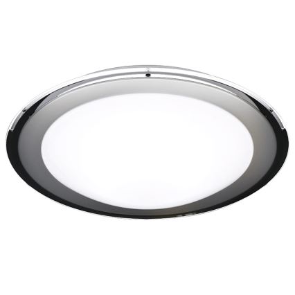Aigostar - Candeeiro de teto LED regulável 60W/230V 2700-6500K Ø 52,7 cm cromo + comando remoto