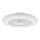 Aigostar - Luminária de teto LED regulável com ventilador LED/40W/230V 2700-6500K diâmetro 48,5 cm branca + controlo remoto