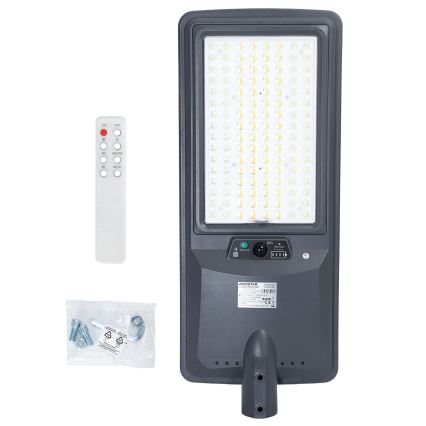 Aigostar - Lâmpada de rua solar LED com sensor LED/400W/3,2V 4800mAh + controlo remoto