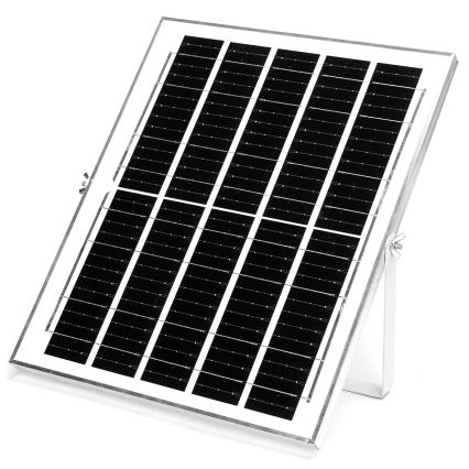 Aigostar - Luminária solar LED 2x LED/70W/12V 12000 mAh 6500K IP65 diâmetro 20,5 cm + controlo remoto