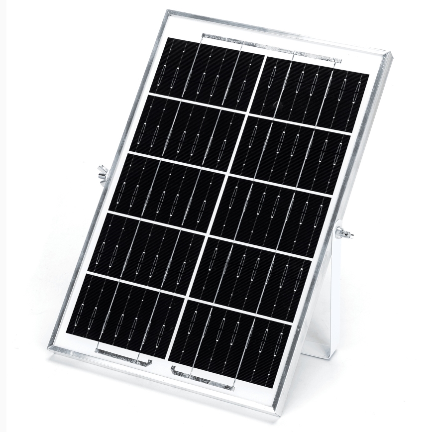 Aigostar - Luminária solar LED/70W/12V 6000 mAh 6500K IP65 diâmetro 20,5 cm + controlo remoto