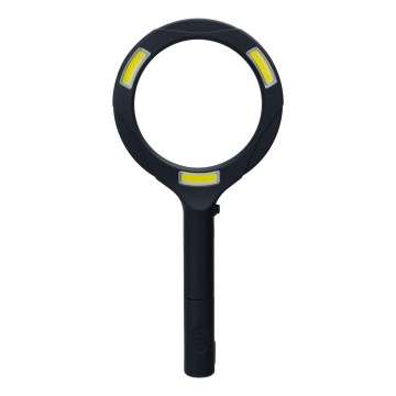 Aigostar - Lupa com iluminação LED/3W/2xAA IP44