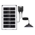 Aigostar - Lustre solar LED/35W/12V 3000 mAh 6500K IP65 Ø 15 cm + comando remoto