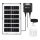 Aigostar - Lustre solar LED/35W/12V, bateria 3000 mAh, 6500 K, IP65, diâmetro 10 cm + controlo remoto