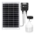 Aigostar - Lustre solar LED 70W/12V, 6000 mAh, 6500K, IP65, diâmetro 12 cm + controlo remoto