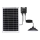 Aigostar - Lustre solar LED/70W/12V 6000 mAh 6500K IP65 Ø 23,5 cm + telecomando