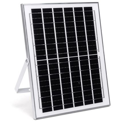 Aigostar - Luminária solar LED com sensor, 2xLED/70W/12V, 12000 mAh, 6500K, IP65, diâmetro 12 cm + comando à distância