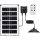 Aigostar - Lustre solar LED com sensor LED/35W/12V 3000 mAh 6500K Ø 15 cm + controlo remoto