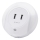 Aigostar - Luz noturna LED com sensor crepuscular para tomada com USB LED/0,4W/230V