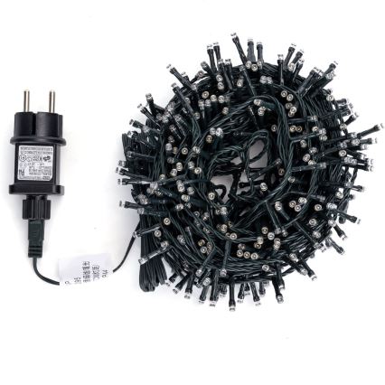 Aigostar - Luzes LED de Natal para exterior 320xLED+80xLED 23m IP44 branco quente+frio
