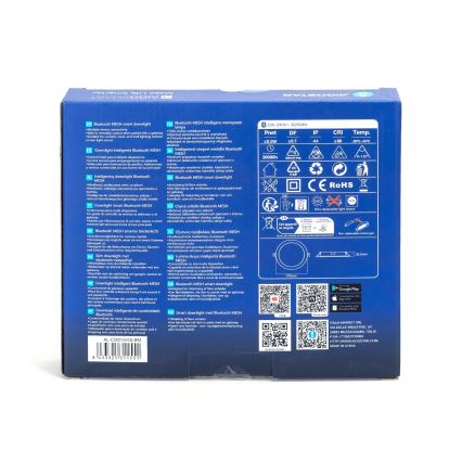 Aigostar - Luminária embutida LED RGBW dimável MESH LED/15W/230V 2700-6500K diâmetro 17 cm