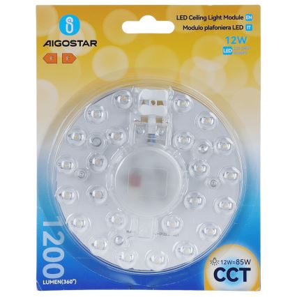 Aigostar - Módulo magnético LED/12W/230V 3000/4000/6500K