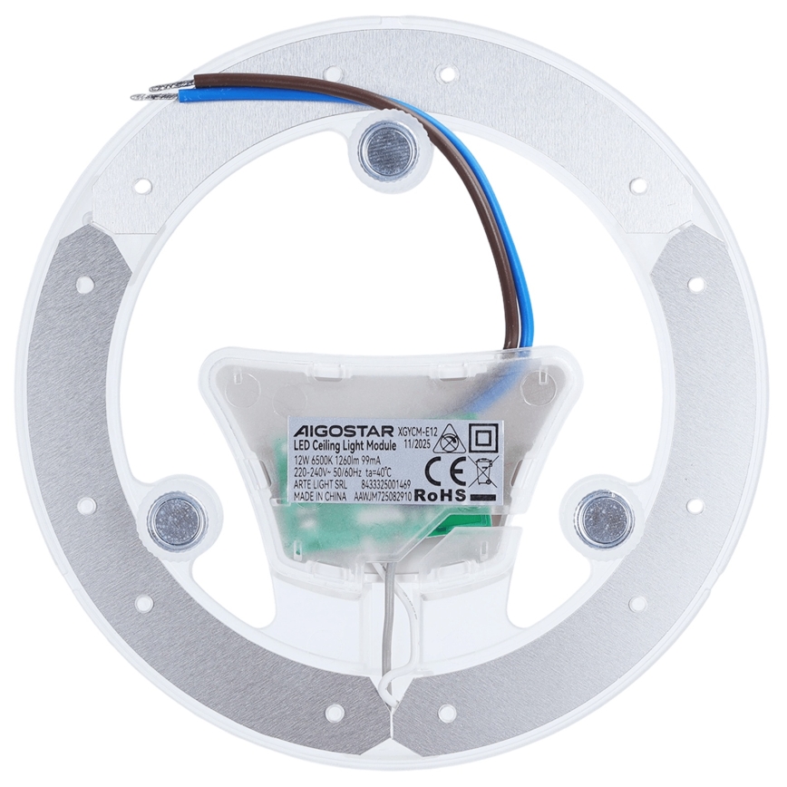 Aigostar - Módulo magnético LED/12W/230V 6500K