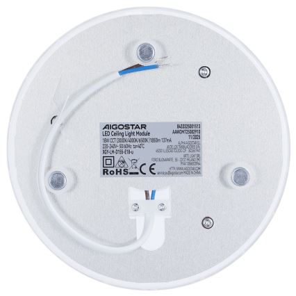 Aigostar - Módulo magnético LED/18W/230V 3000/4000/6500K