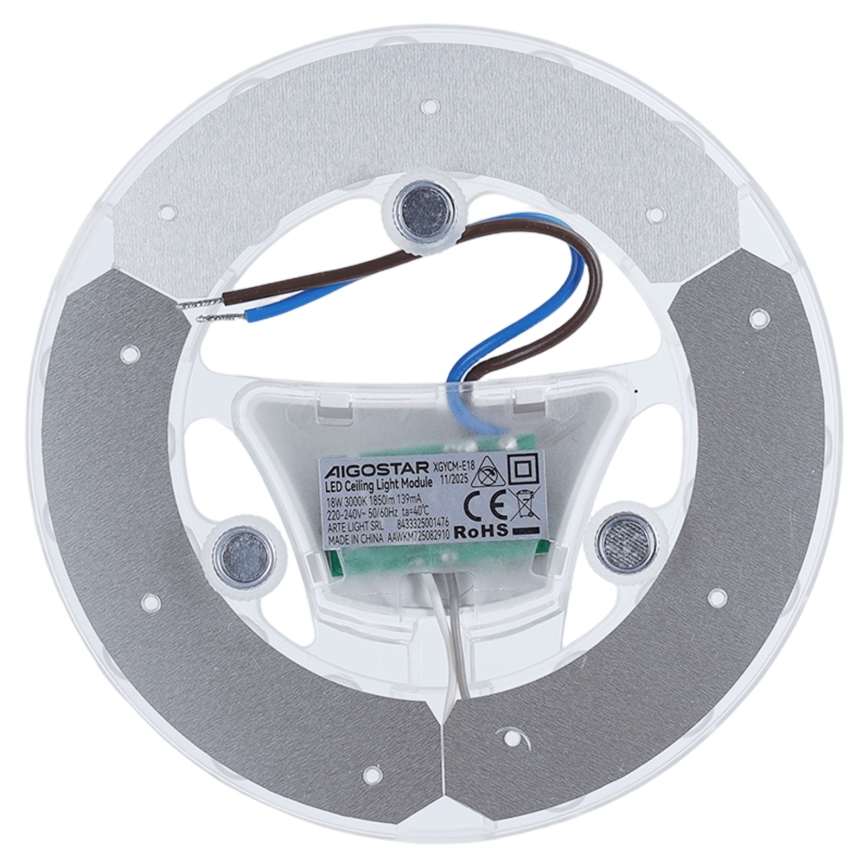 Aigostar - Módulo magnético LED 18W, 230V, 3000K