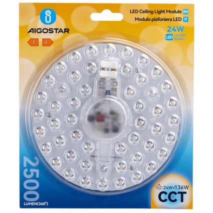 Aigostar - Módulo magnético LED/24W/230V 3000/4000/6500K