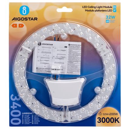 Aigostar - Módulo magnético LED/32W/230V 3000K