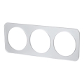 Aigostar - Moldura tripla de vidro, branca
