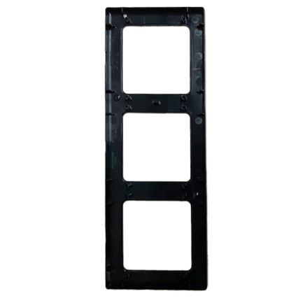 Aigostar - Moldura tripla de plástico preta