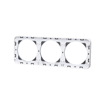 Aigostar - Moldura tripla de vidro preta