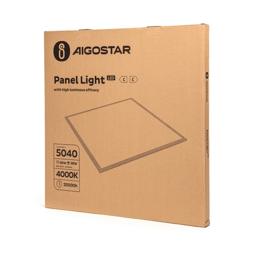 Aigostar - Painel de encastrar LED LED/28W/230V 60x60 cm 4000K