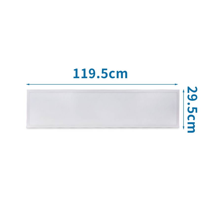 Aigostar - Painel de encastrar LED LED/50W/230V 6500K 120x30cm branco