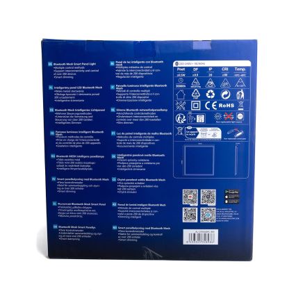 Aigostar - Painel de encastrar LED RGBW regulável MESH LED/36W/230V 60x60 cm