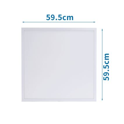 Aigostar - Painel LED de embutir LED/40W/230V 6500K 60x60cm branco