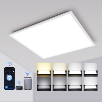 Aigostar - Painel LED embutido dimmerizável 32W/230V Wi-Fi 60x60 cm