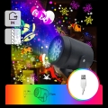 Aigostar - Projetor de Natal LED de flocos de neve LED/5W/230V multicolorido