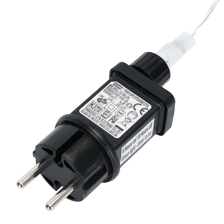 Aigostar - Projetor natalino de flocos de neve LED/5W/230V branco frio biscoito de gengibre