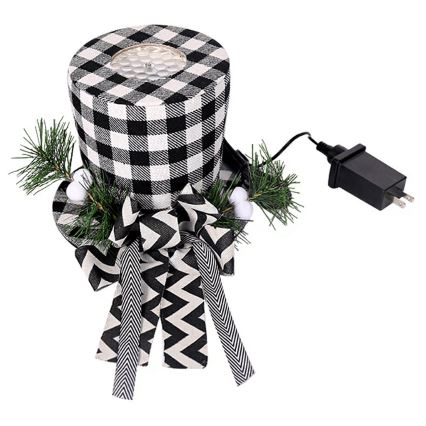 Aigostar - Projetor LED de flocos de neve para Natal LED/5W/230V branco frio preto/branco