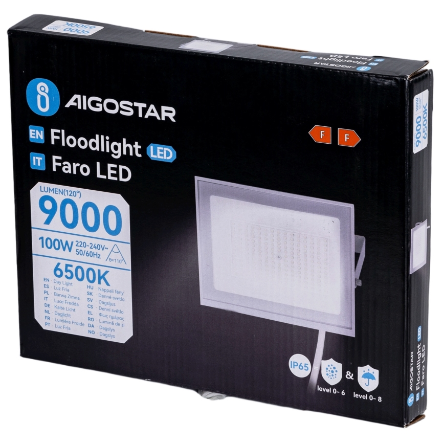 Aigostar - Refletor LED/100W/230V 6500K IP65