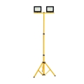 Aigostar - Refletor LED com tripé 2xLED/30W/230V 6500K IP65 laranja/preto