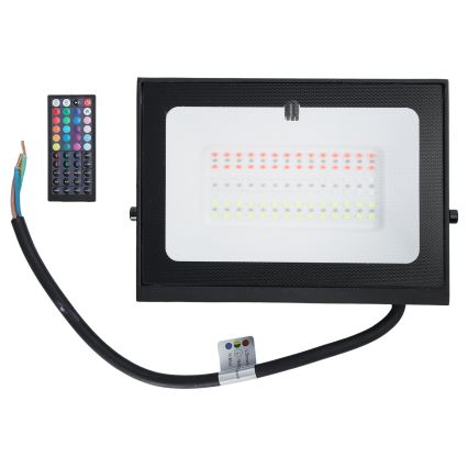 Aigostar - Refletor LED RGB dimerizável/50W/230V IP65 + controlo remoto