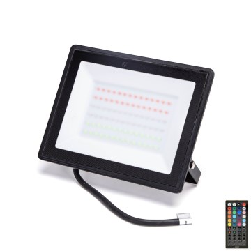 Aigostar - Refletor LED RGBW dimerizável/50W/230V IP65 + controlo remoto