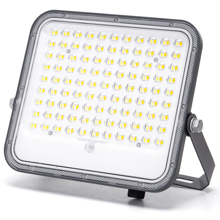 Aigostar - Refletor solar LED regulável LED/150W/3,4V 3000/4000/6500K IP66 12000 mAh + controlo remoto