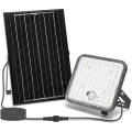 Aigostar - Refletor solar LED regulável com sensor LED/120W/3,4V 6500K IP66 8000 mAh + comando remoto