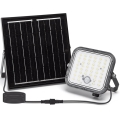 Aigostar - Refletor solar LED regulável com sensor LED/80W/3,4V 6500K IP66 4000 mAh + controlo remoto