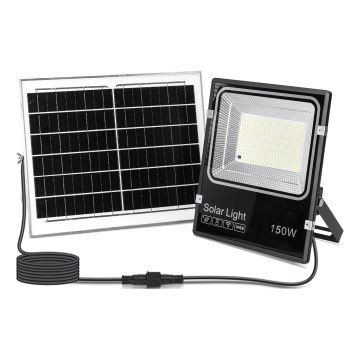 Aigostar - Refletor solar LED regulável/LED/150W/3,2V 3000mAh 3000K/4000K/6500K IP66 + controlo remoto