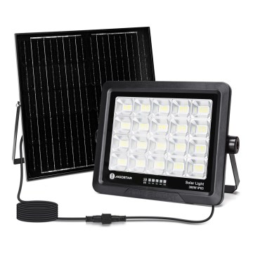 Aigostar - Refletor solar LED regulável LED/300W/3,4V IP65 20000 mAh + controlo remoto
