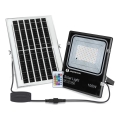 Aigostar - Refletor solar LED RGB regulável LED/100W/3,2V IP66 + controlo remoto