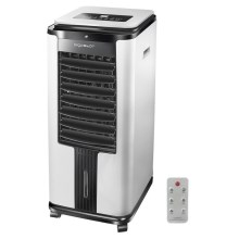Aigostar - Refrigerador de ar 75W/230V preto/prateado + controlo remoto