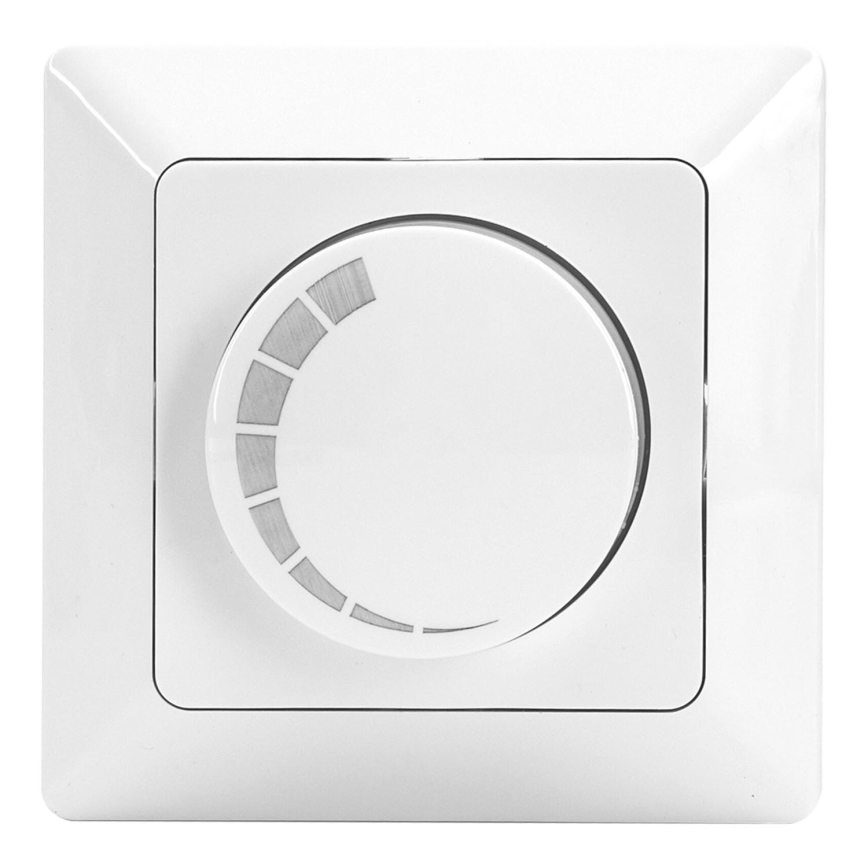 Aigostar - Regulador rotativo 110W/230V branco