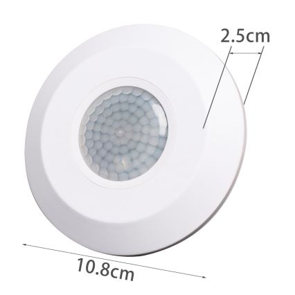 Aigostar - Sensor de movimento por infravermelhos 230V branco