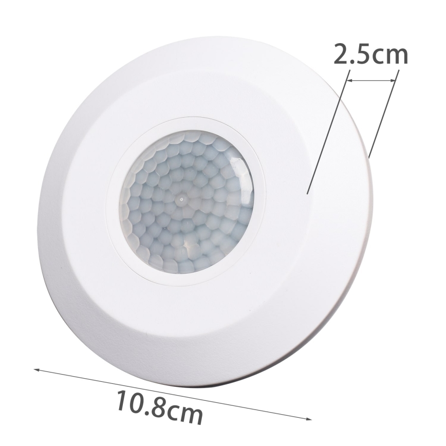 Aigostar - Sensor de movimento por infravermelhos 230V branco