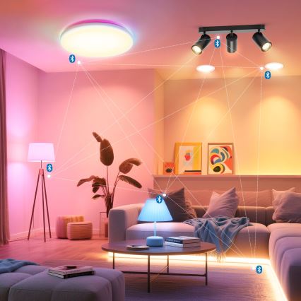 Aigostar - Spot LED RGBW dimerizável MESH 3xLED/4,9W/230V 2700-6500K branco + comando remoto