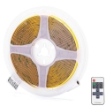 Aigostar - Tira LED com regulação 5m LED/36W/24/230V 3000K + comando