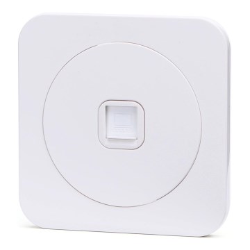 Aigostar - Tomada de parede com moldura branca